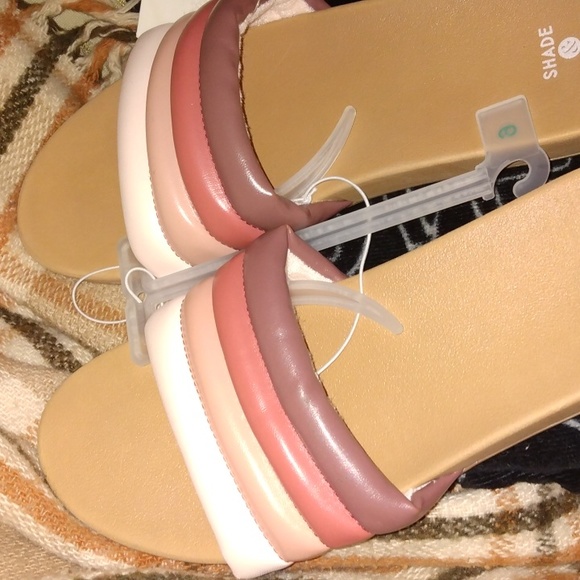 Shade and Shore women's multicolored sandals Sz 9 new - Picture 3 of 17